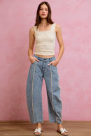Gemma Pearl Boyfriend Denim