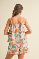 Tropical Twist Printed Short Multi