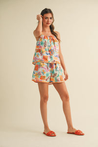 Tropical Twist Printed Short Multi