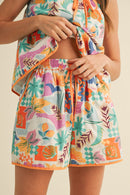 Tropical Twist Printed Short Multi