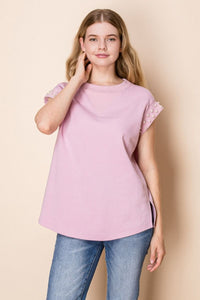 Oversized Pearl Beaded Top