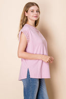 Oversized Pearl Beaded Top